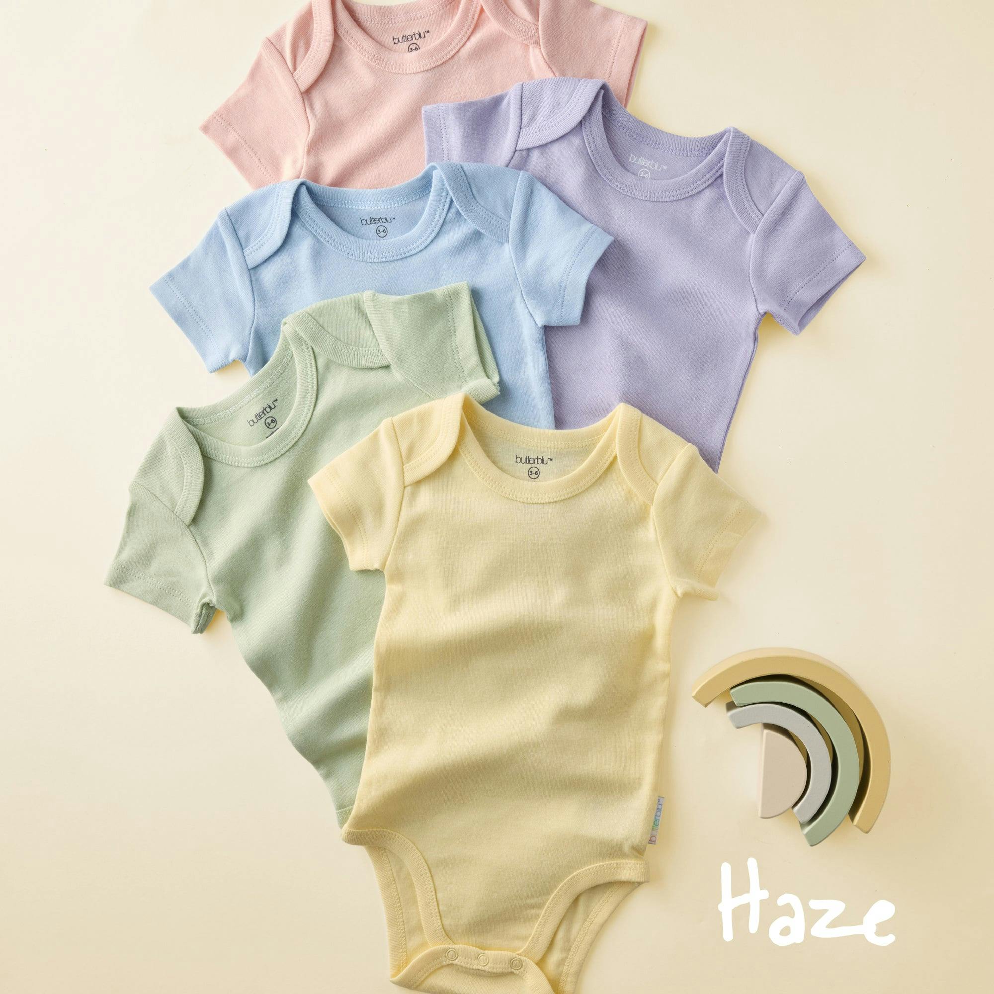 AVERY 5-Pack Short Sleeve Bodysuits