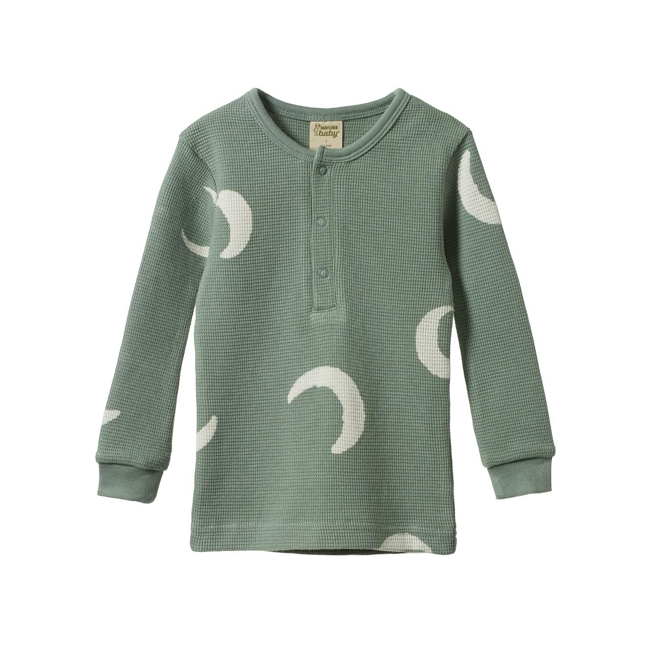 2Pc Long Sleeve Waffle Pyjamas