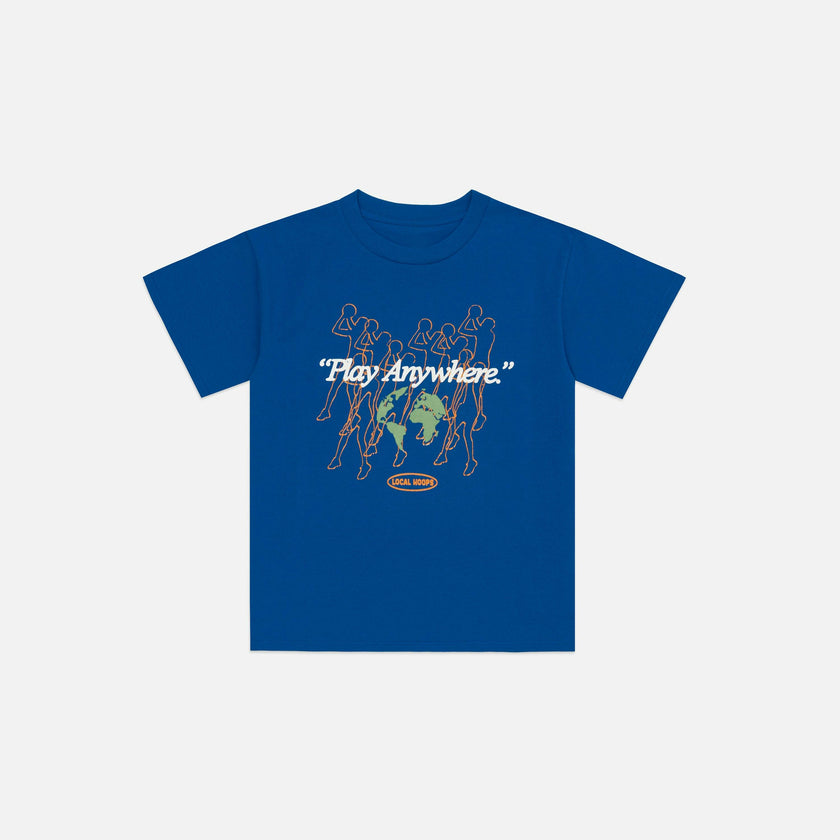 Kids Bright Royal “Play Anywhere” Tee