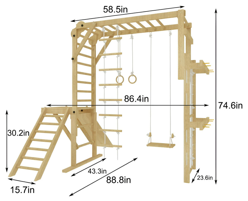 Grove | Foldable Jungle Gym - Wall Mounted