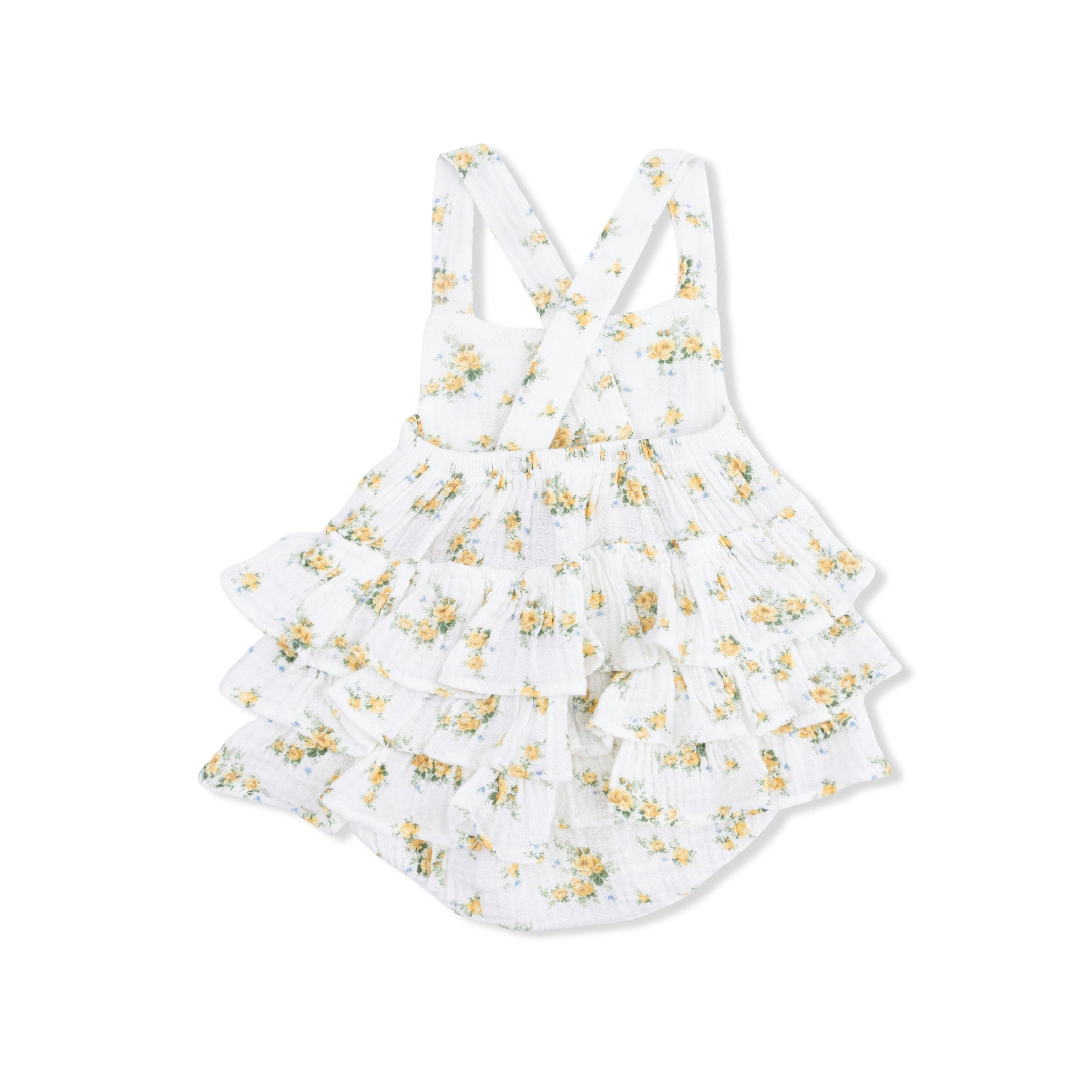Sunshine Roses - Ruffle Sunsuit