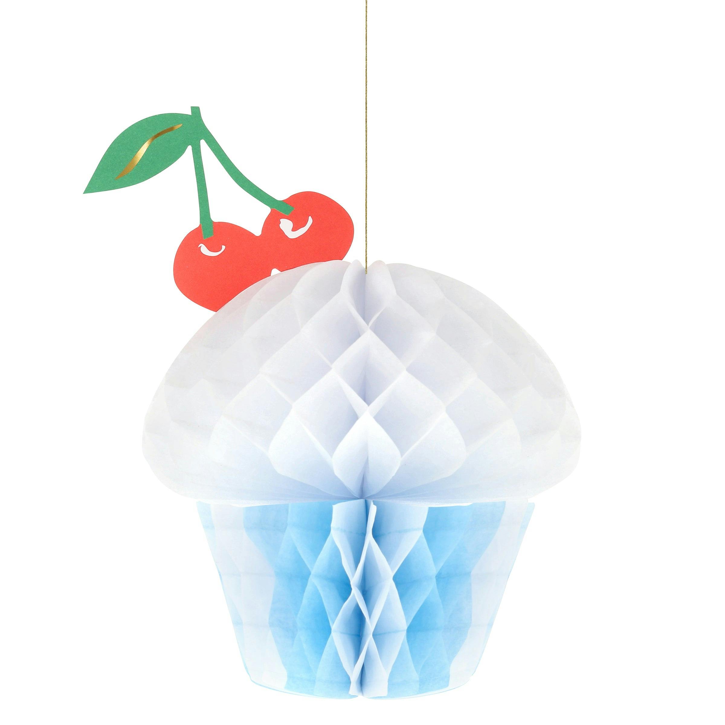 Honeycomb Cupcake Decorations