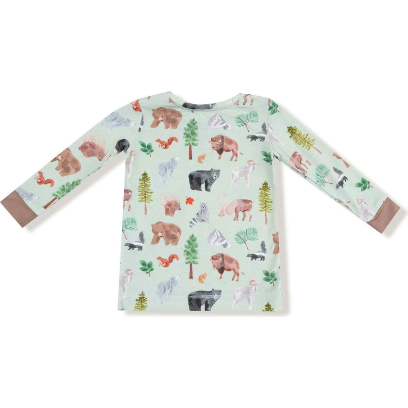 American Woodland Animals - Long Sleeve Loungewear Set