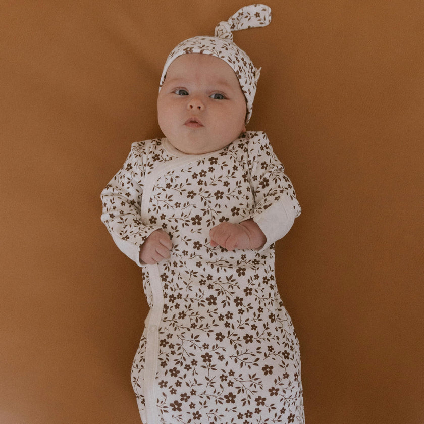 Organic Kimono Knotted Sleep Gown
