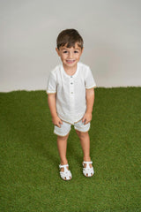 Cotton 2Pc Set Off White