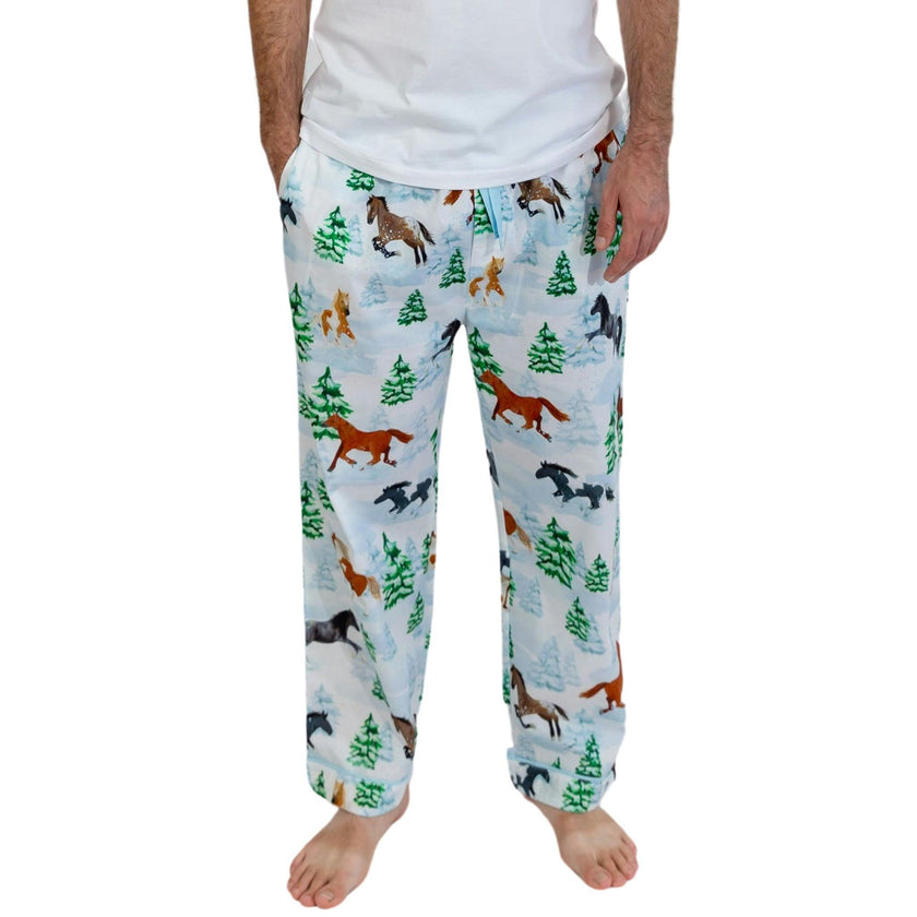 Men's Skydog Wild & Free PJ Pants - Organic Cotton Poplin
