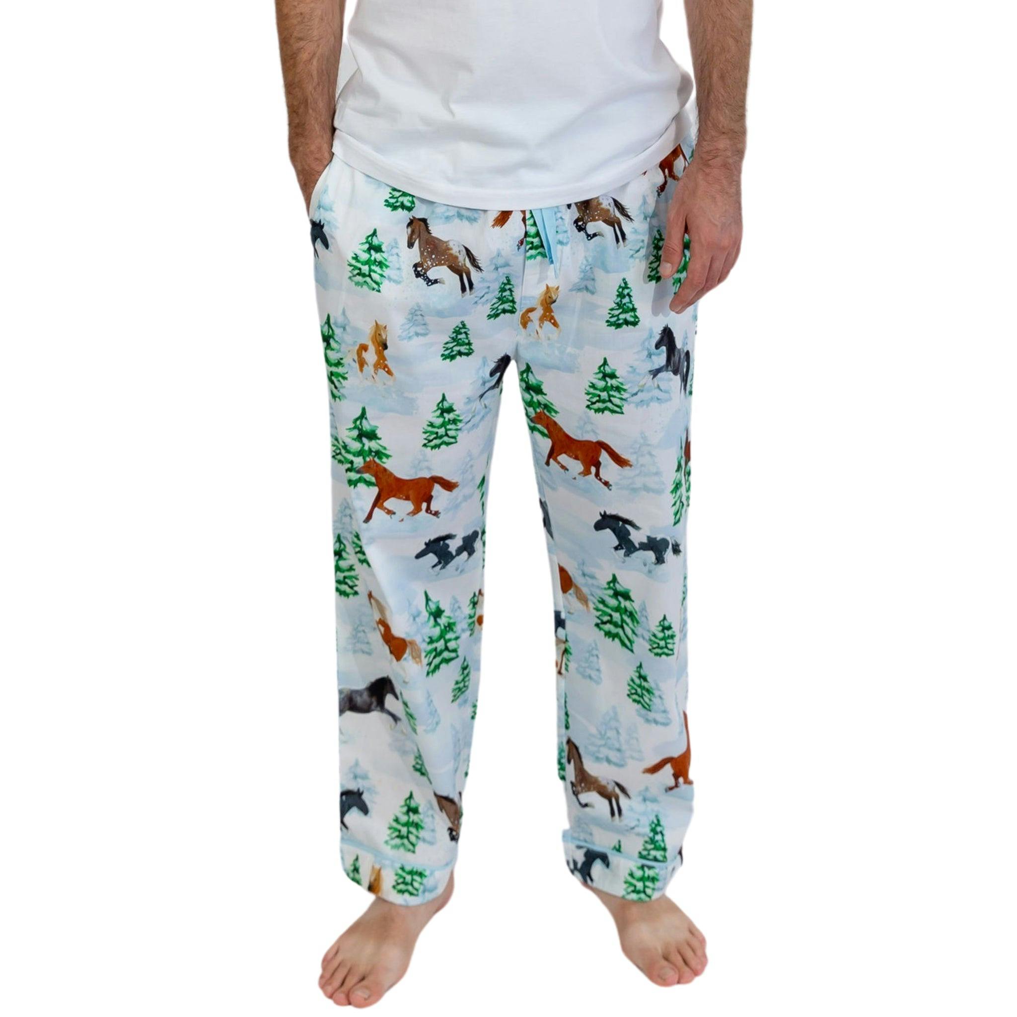 Men's Skydog Wild & Free PJ Pants - Organic Cotton Poplin