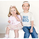 Big Bro Embroidered Patch Short Sleeve T-Shirt - Natural Heather