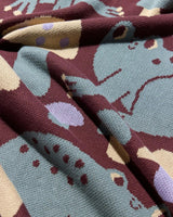 Hoppy Place Knit Mini Blanket