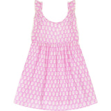 Daphne Booti Print Flutter Sleeve Dress, Pink