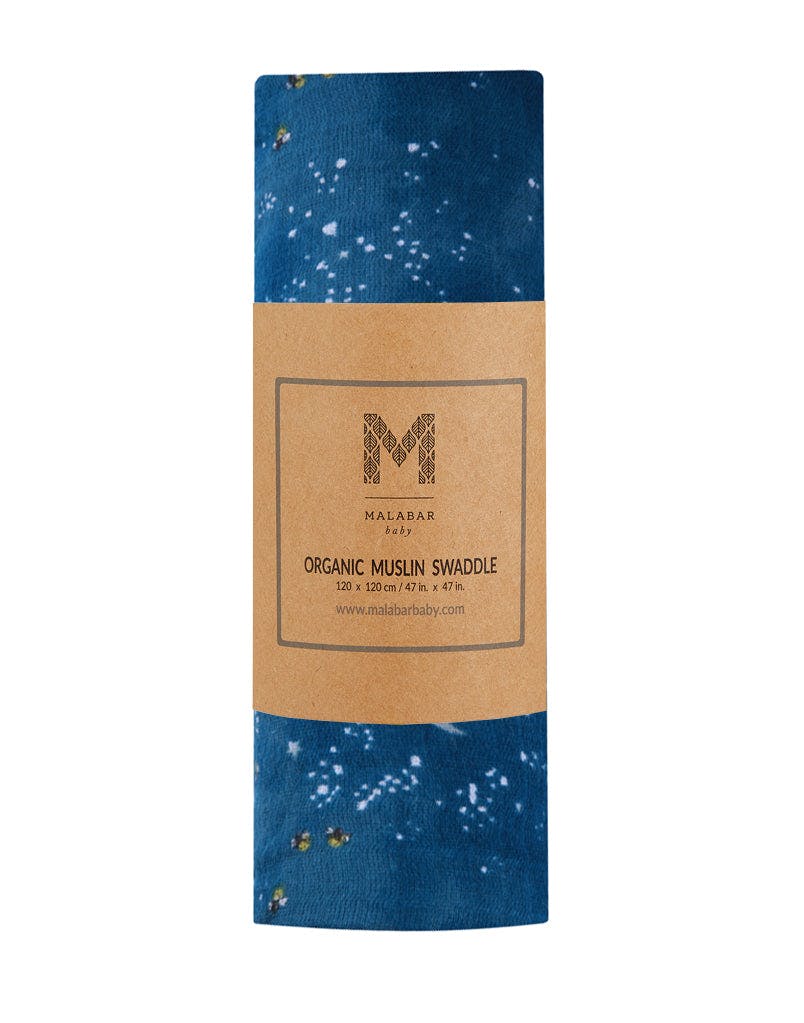 Organic Cotton Muslin Swaddle