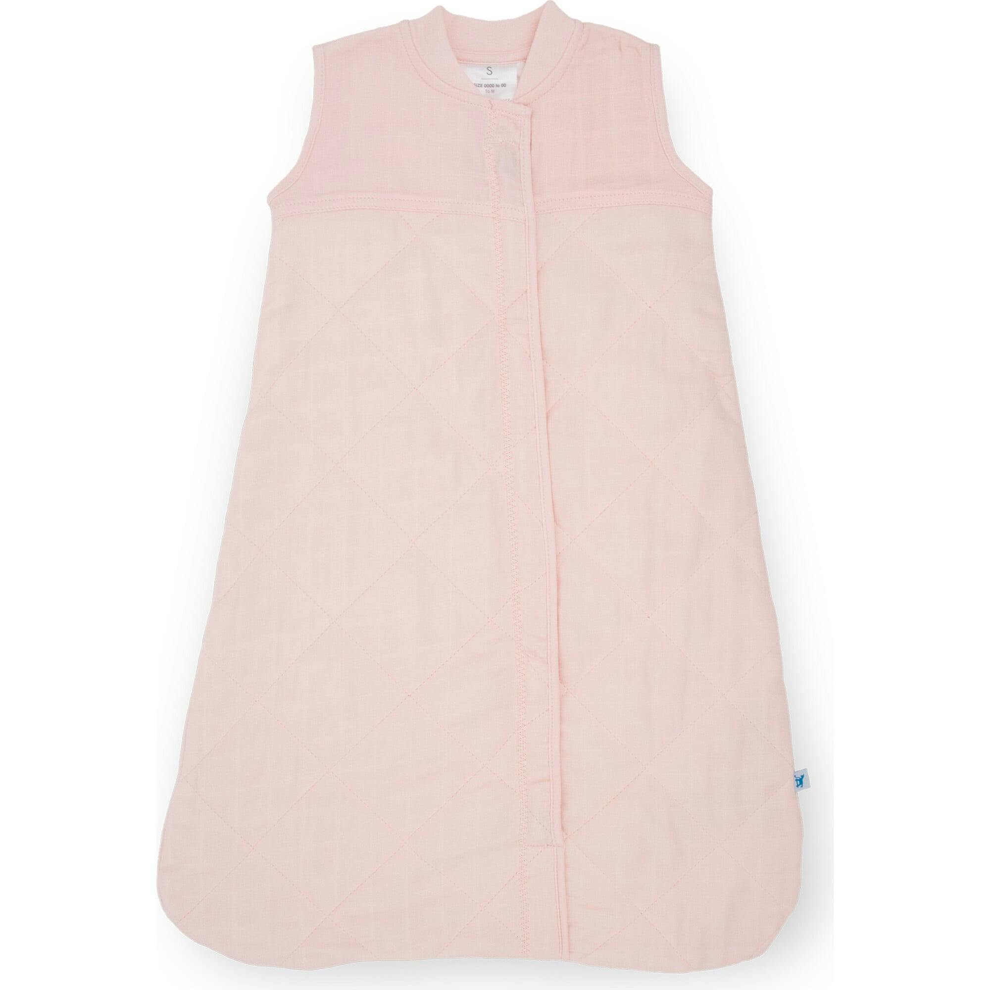 Cotton Muslin Quilted Sleep Bag - Light Pink