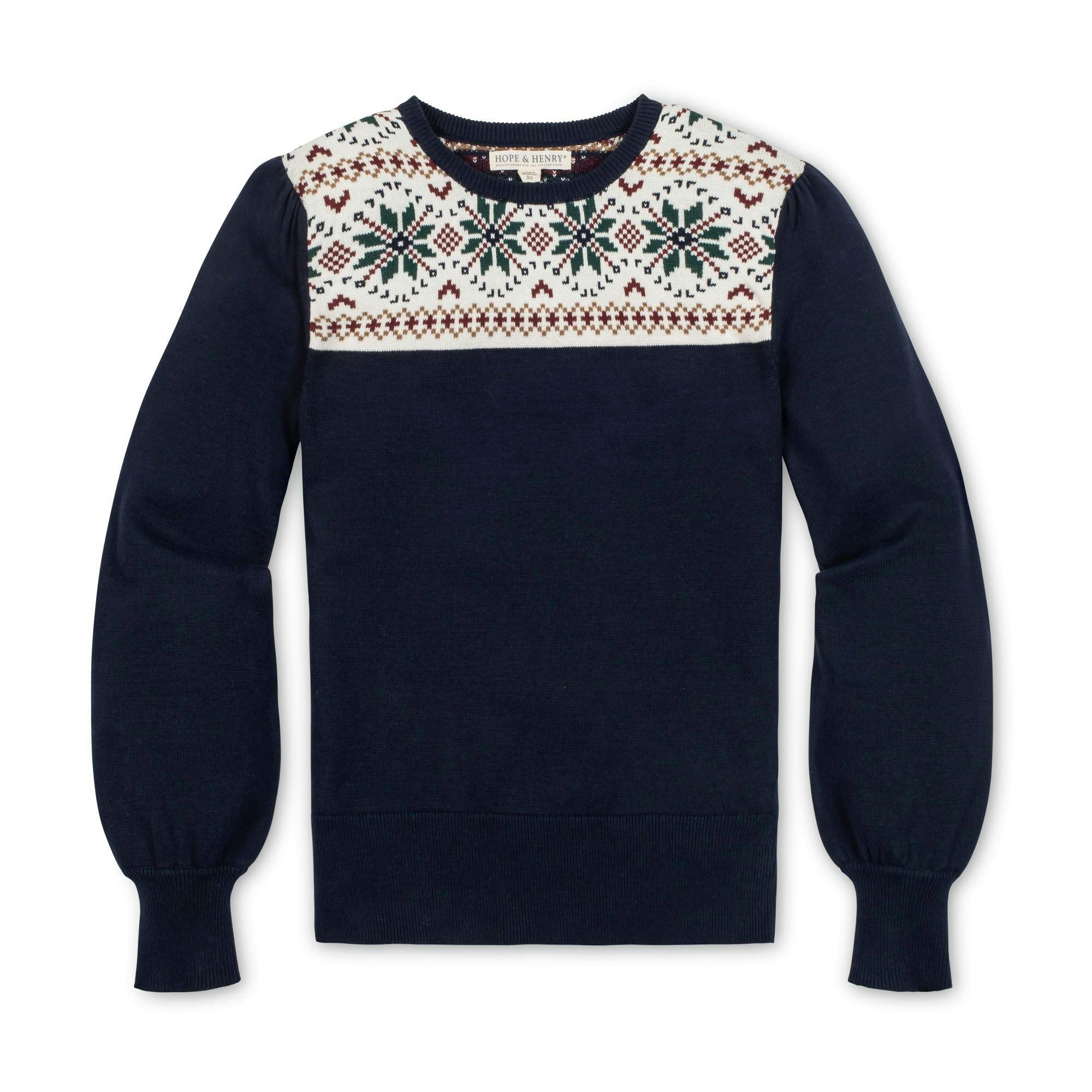 Organic Fair Isle Sweater