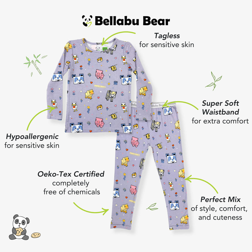Minecraft Pixel Pals Kids Pajamas