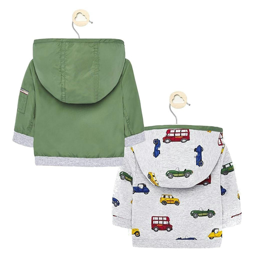 Green Reversible Windbreaker