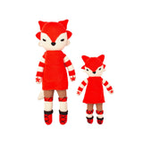 Fox Stuffed Animal | Handmade Knit Doll For Babies