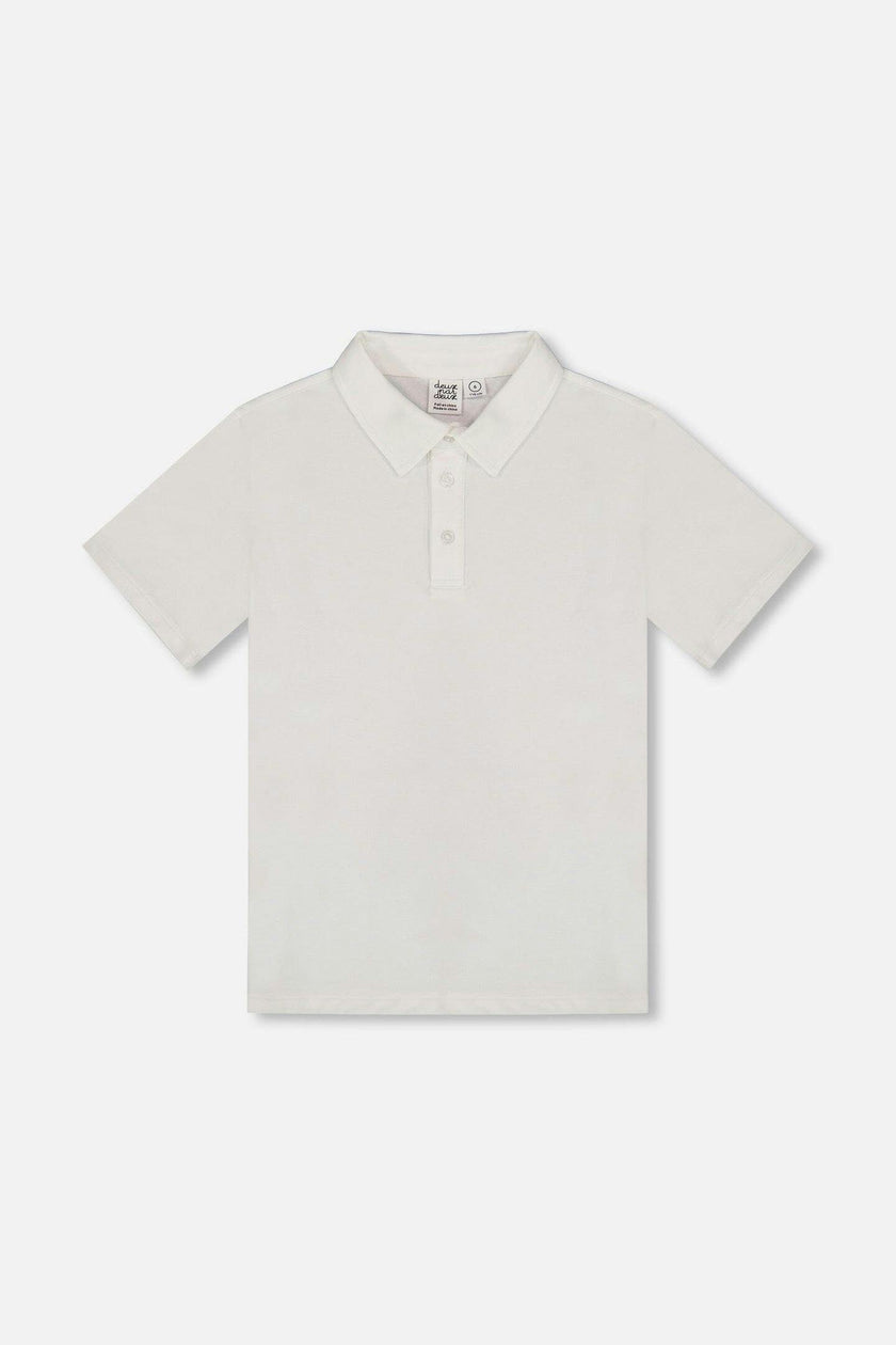 Short Sleeve Polo Shirt White