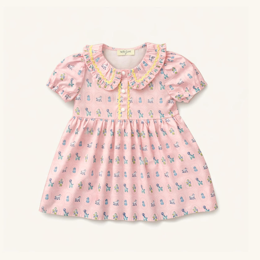 Rick Rack Dress in Poodle