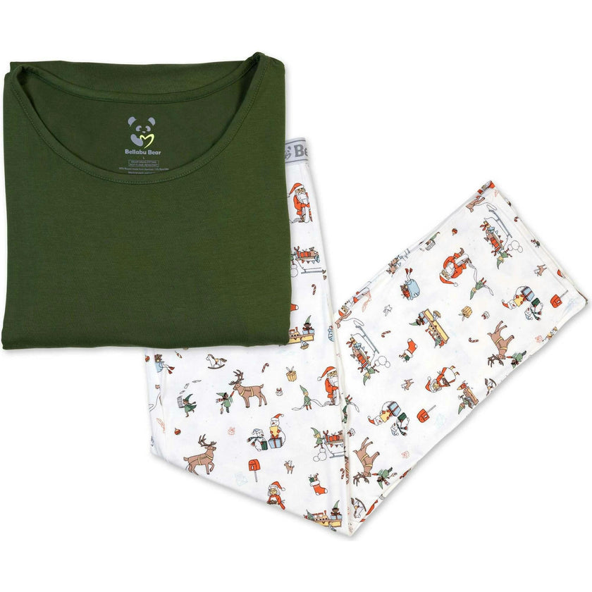 Santa's Workshop Bamboo Men's Pajama Set