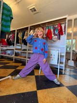 Purple Plaid Pants