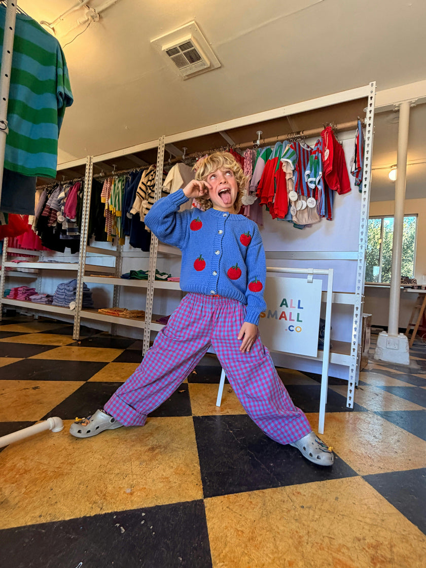 Purple Plaid Pants