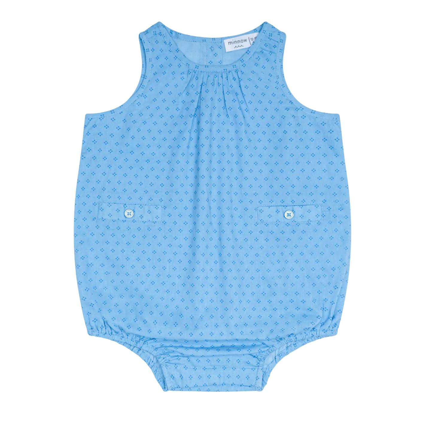 baby le marin dot bubble romper