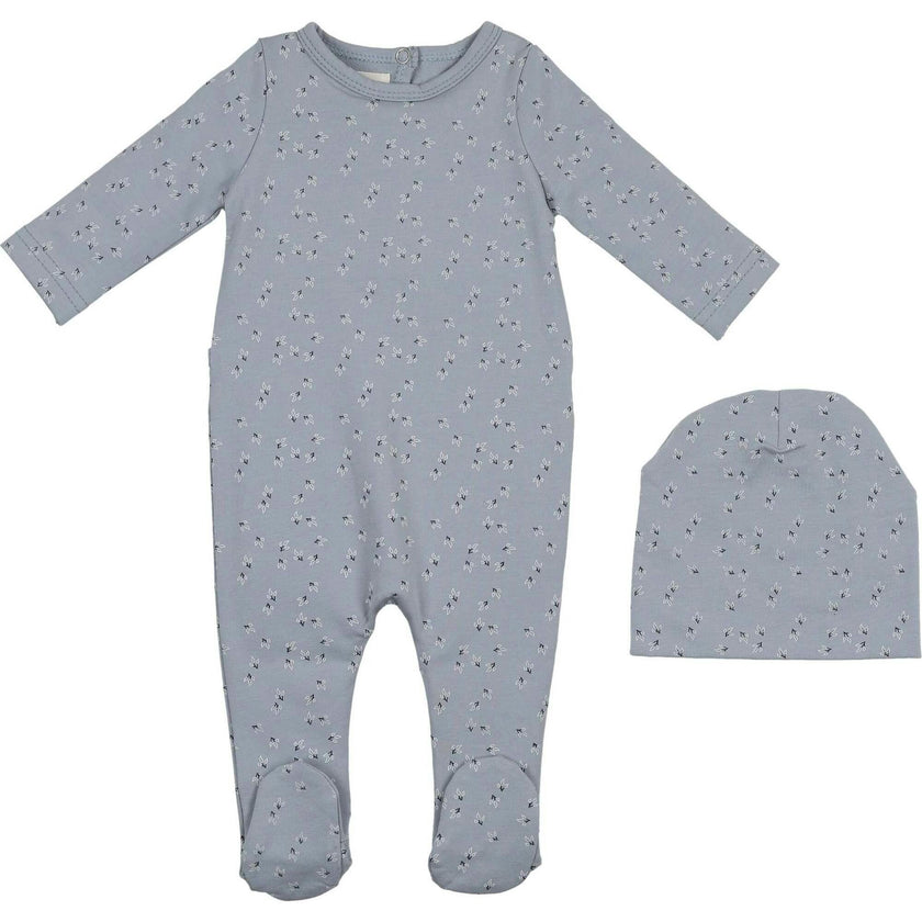 Printed Leaf Footie