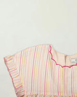 Lila Dress - Pink Strips print
