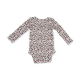 Leopard Rib - Lap Shoulder Bodysuit