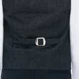 Black Nero Floral Vest Outfit Set