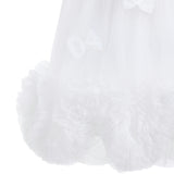 White Mirielle Ribbon Bow Dress