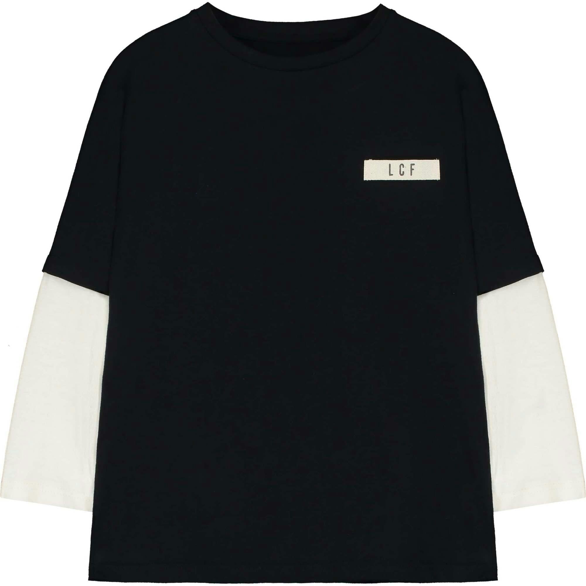 Soft T-shirt Black & Cream
