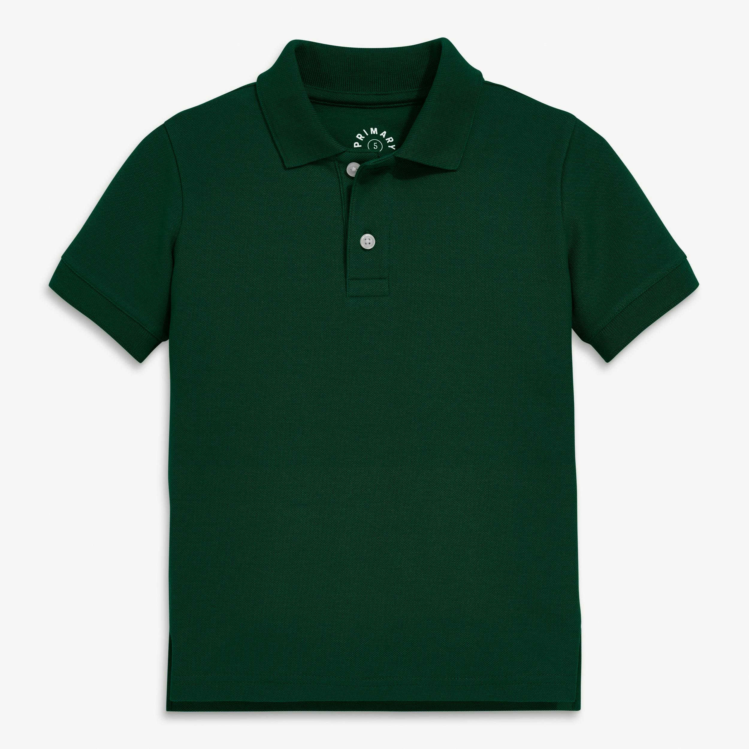 Kids short sleeve pique polo