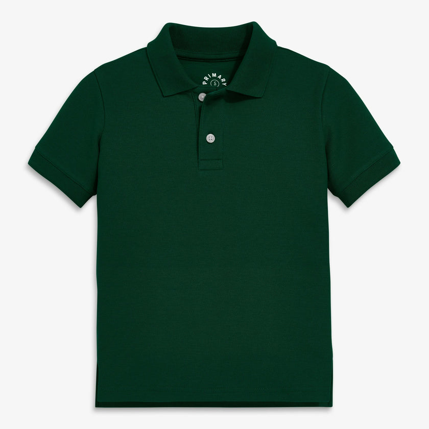 Kids short sleeve pique polo