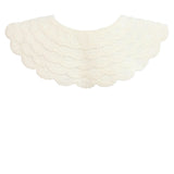 White Floral Lace Stole