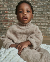 Boxy Mock Neck Sweater - Fuzzy