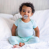 Mint Solid Bamboo Baby Jogger Set
