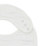 Organic Cotton Muslin Classic Bib 3 Pack - White Sage