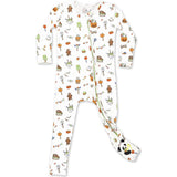 Halloween Treats Bamboo Convertible Footie
