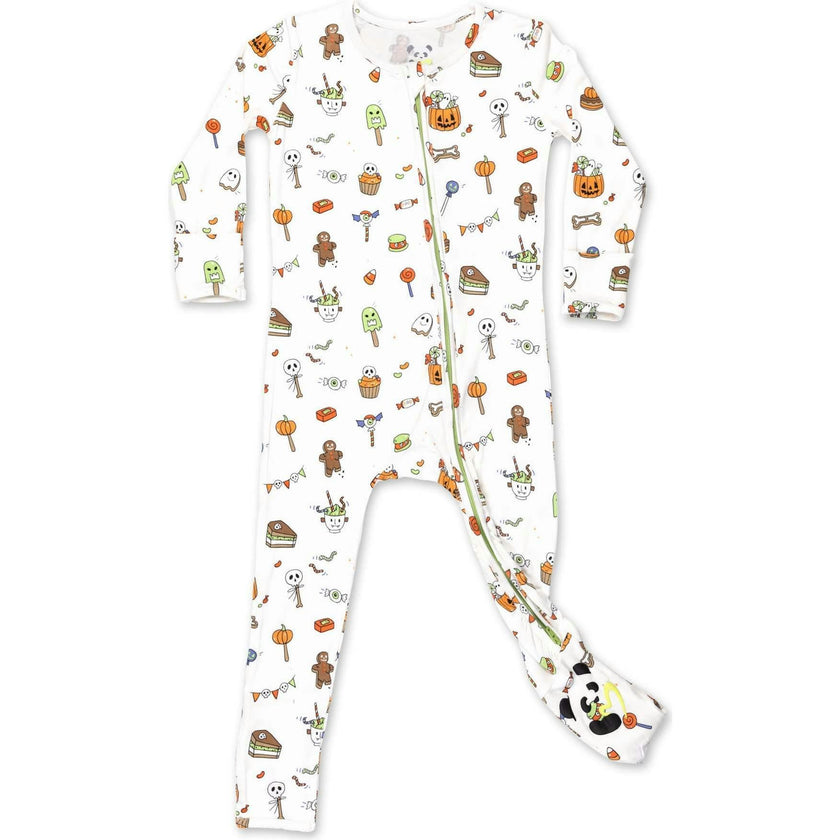 Halloween Treats Bamboo Convertible Footie