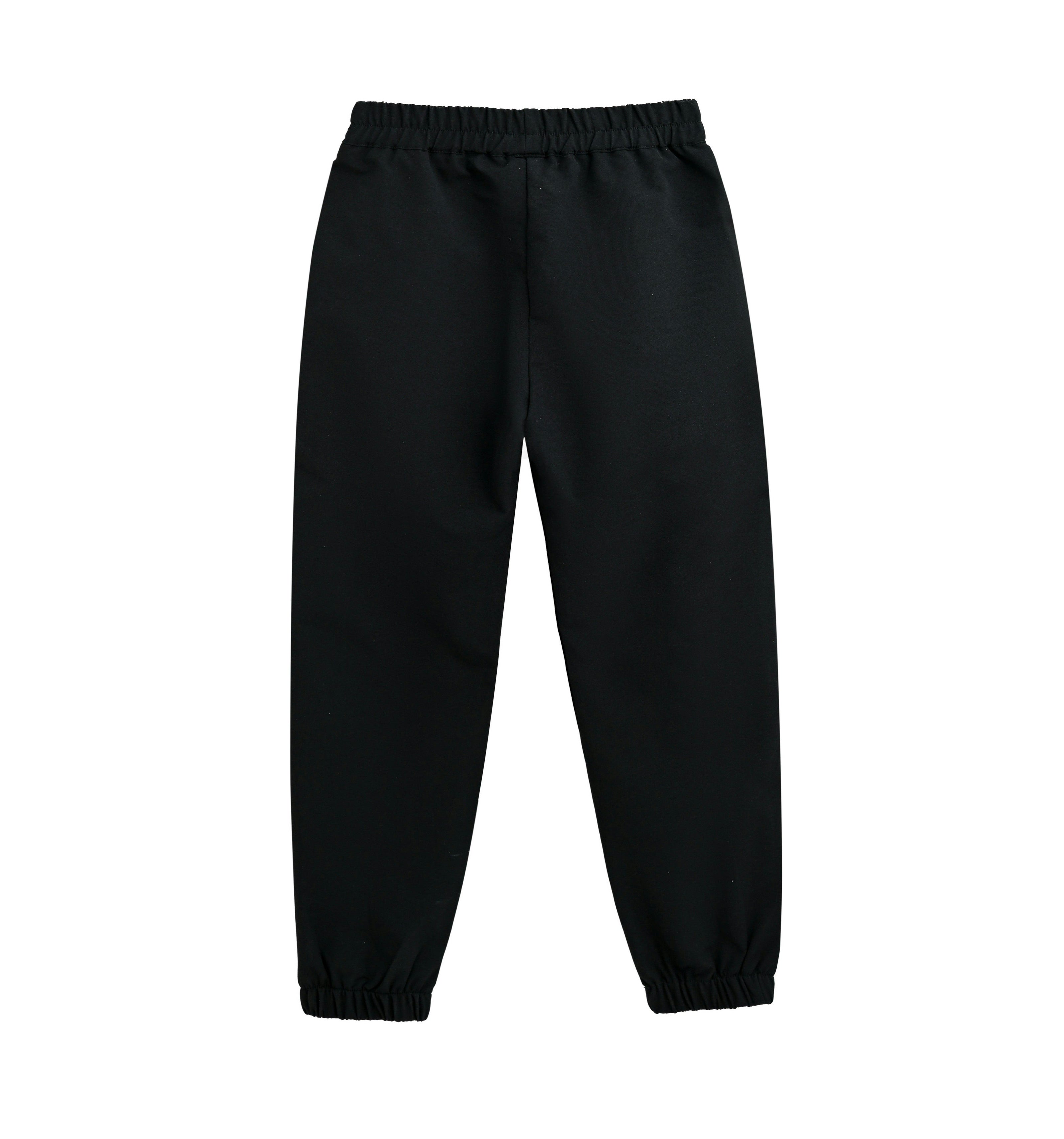 Black Sweatpants with Logo Detail