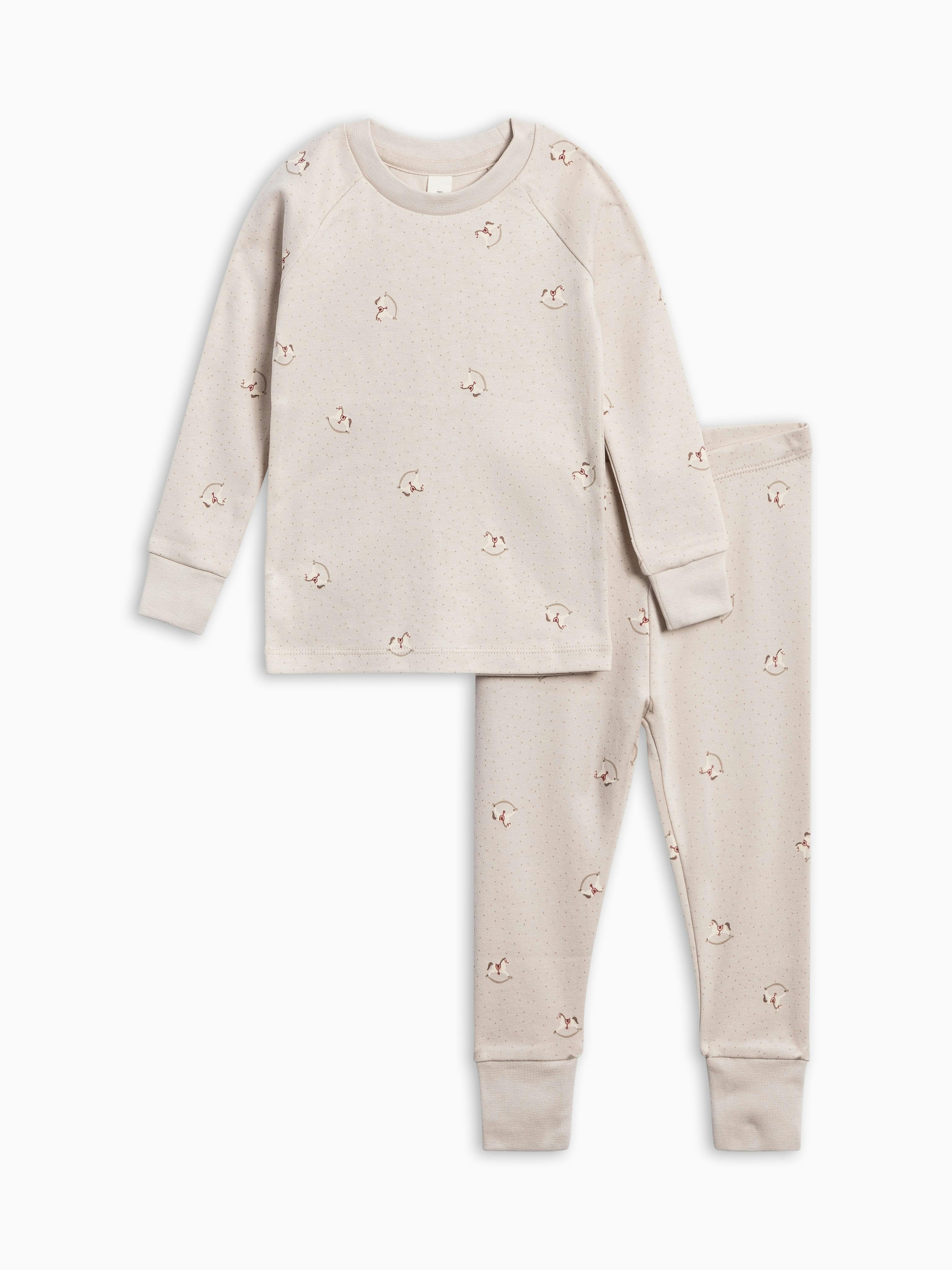 2 Piece Long Sleeve Jammie Set - Rocking Horse
