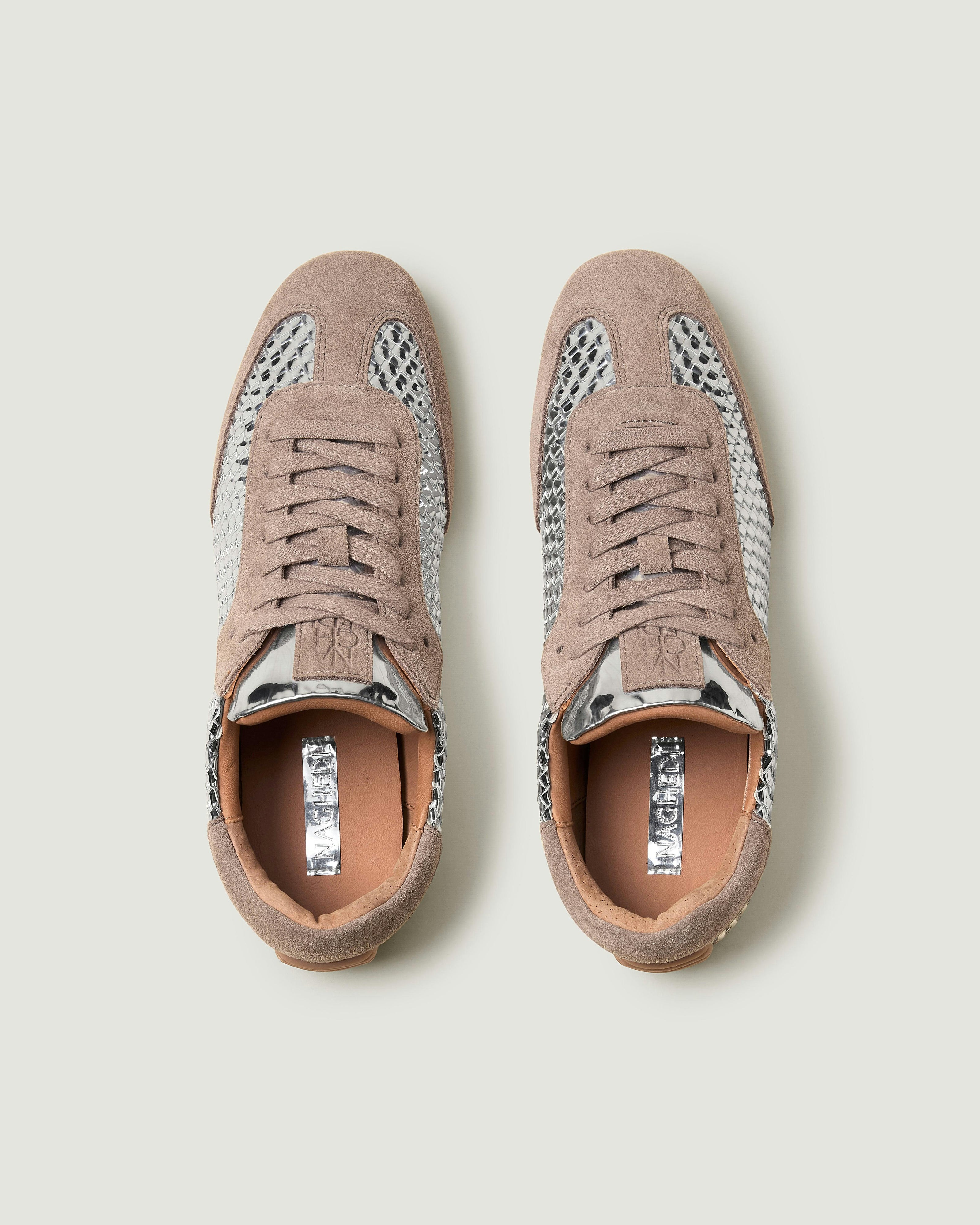Milan Sneaker Metallic | Silver