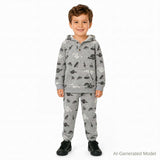 French Terry Hoodie & Jogger Set | Space Explorer