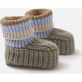 Chunky Ribbed Knit Anti-Grip Sole Slip-On Slippers