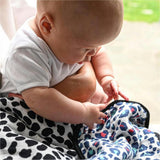 Animal Print Muslin Triple-Layer Reversible Blanket