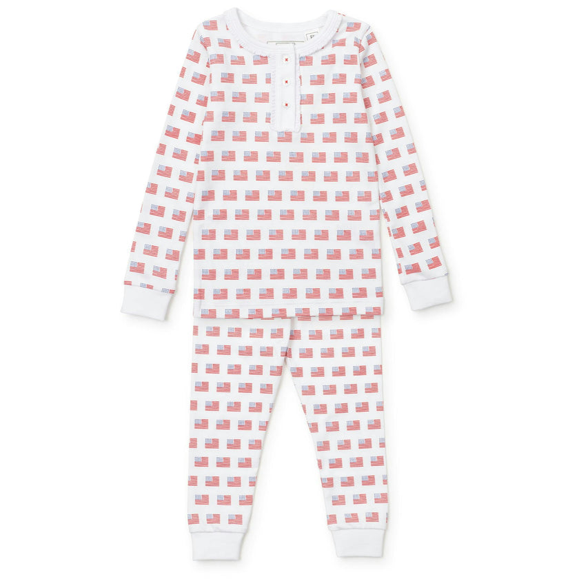 Alden Girls' Pajama Pant Set - American Flag