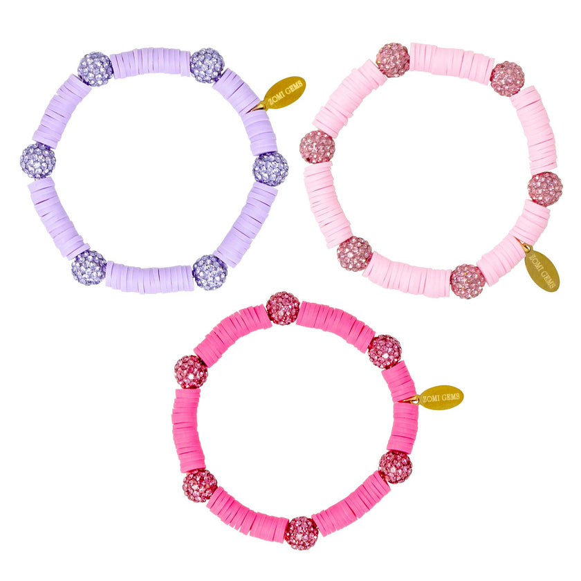 Girl's Dazzle Disk Bracelet Set
