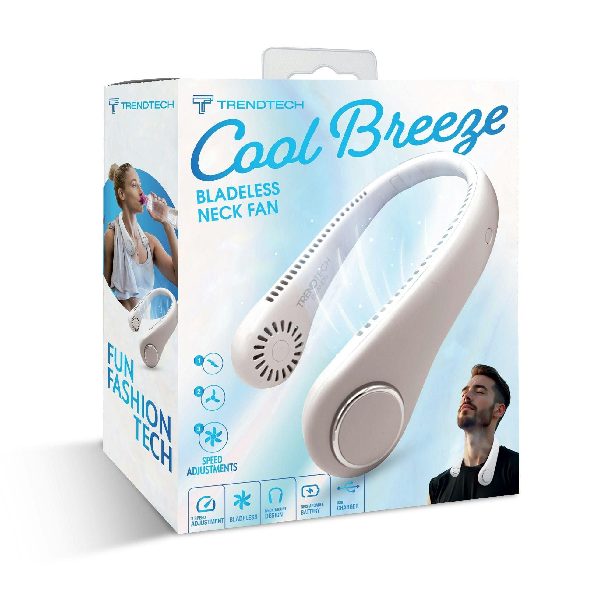 Cool Breeze Bladeless Neck Fan-White