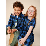 Pocketful Of Fun Plaid Short Sleeve Back Zip Dress, Multi